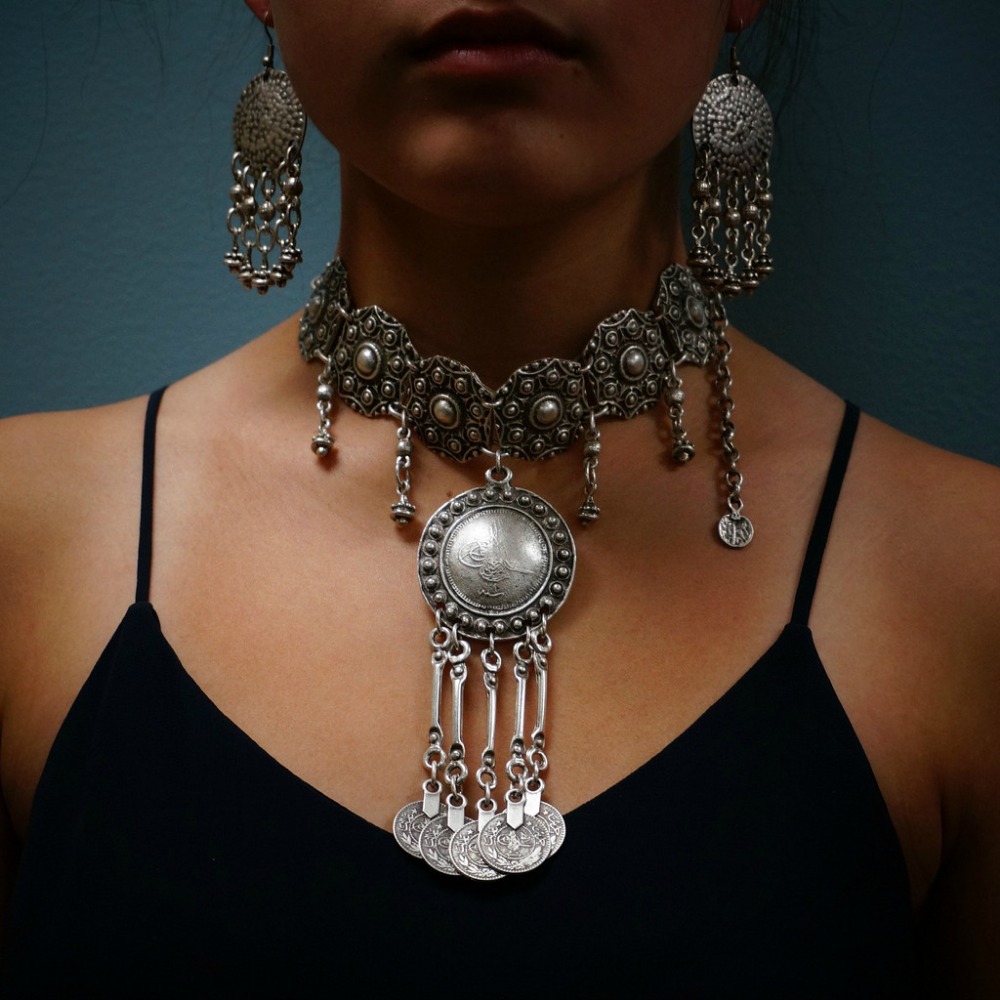 Collares étnicos gitanos Vinta - Ethnic Fashion Co In reseña y precio