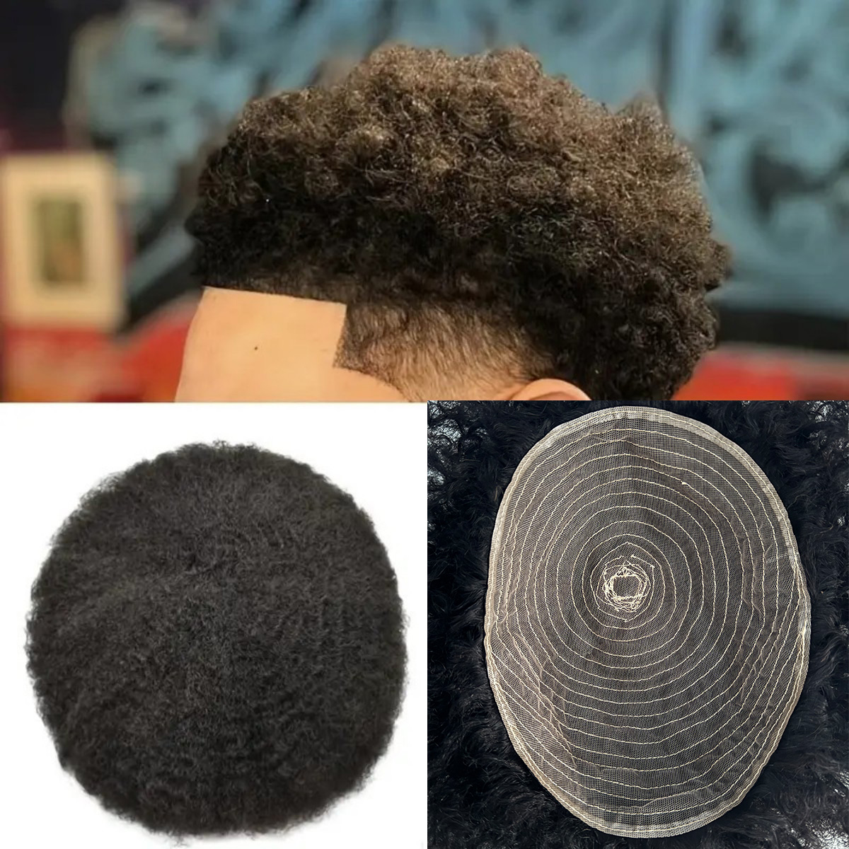 Peluquín de pelo estilo Afro p - Ethnic Fashion India reseña y precio